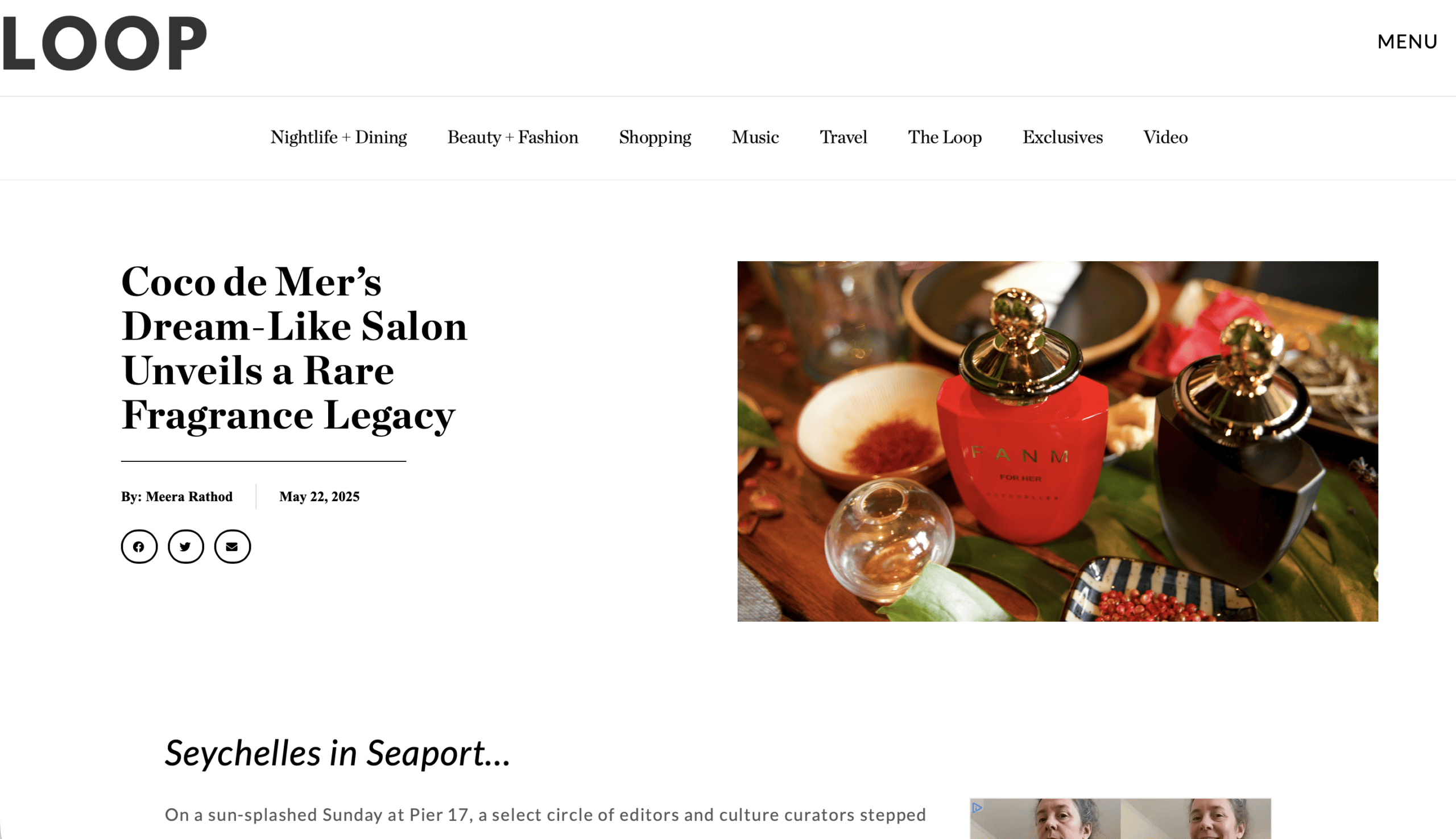 Loop Magazine - Coco de Mer Collection