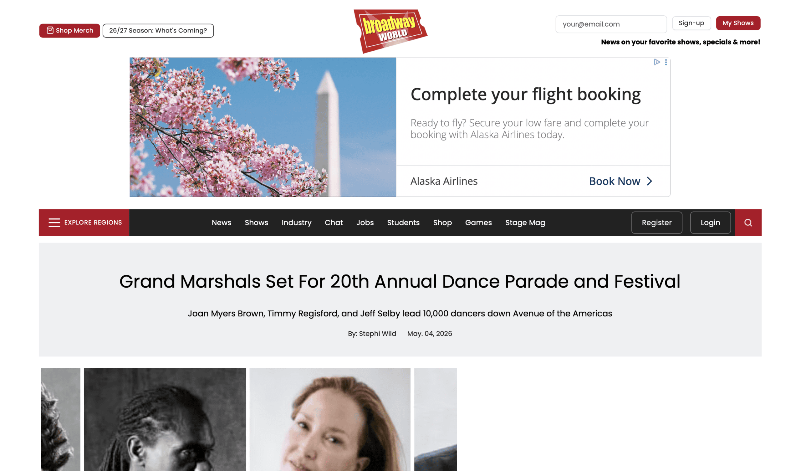 Broadway World - Grand Marshals Set For 20th Annual Dance Parade and Festival